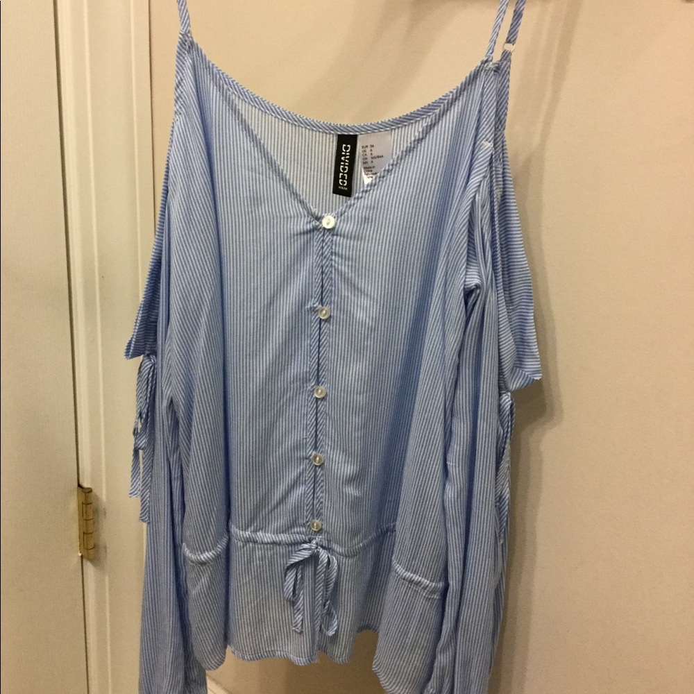 Open Shoulder Top - SOLD